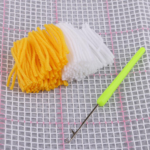 1 Set Animal Pattern Latch Hook Rug Kits with Tools DIY Home Ornaments 2