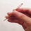 2pcs Aluminium Large-eye Bent Tip Tapestry Darning Needles Knitting Go 2