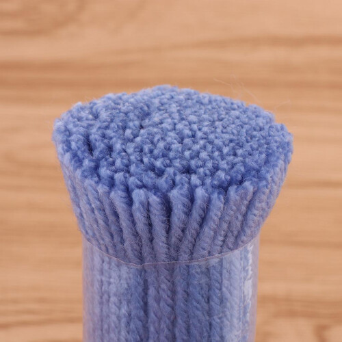 10 Bundle Crocheting Rug Yarns for Sewing Crafts Blue 2