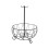 Fruit Bowl Holder with Banana Hanger Tree Kitchen Fruit Basket Stand L 1