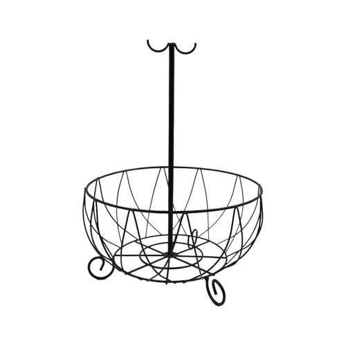 Fruit Bowl Holder with Banana Hanger Tree Kitchen Fruit Basket Stand L