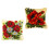2 Set Flower Pattern Latch Hook Kit Cushion Pillow Embroidery Package 1
