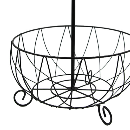 Fruit Bowl Holder with Banana Hanger Tree Kitchen Fruit Basket Stand L 2
