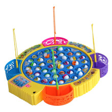 Rotating Fishing Game Kids toy, board Game for 3-5 Years Old Kids Chil