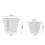 Reusable Silicone Measuring Cup Measuring Tools for Kitchen Baking Too 2