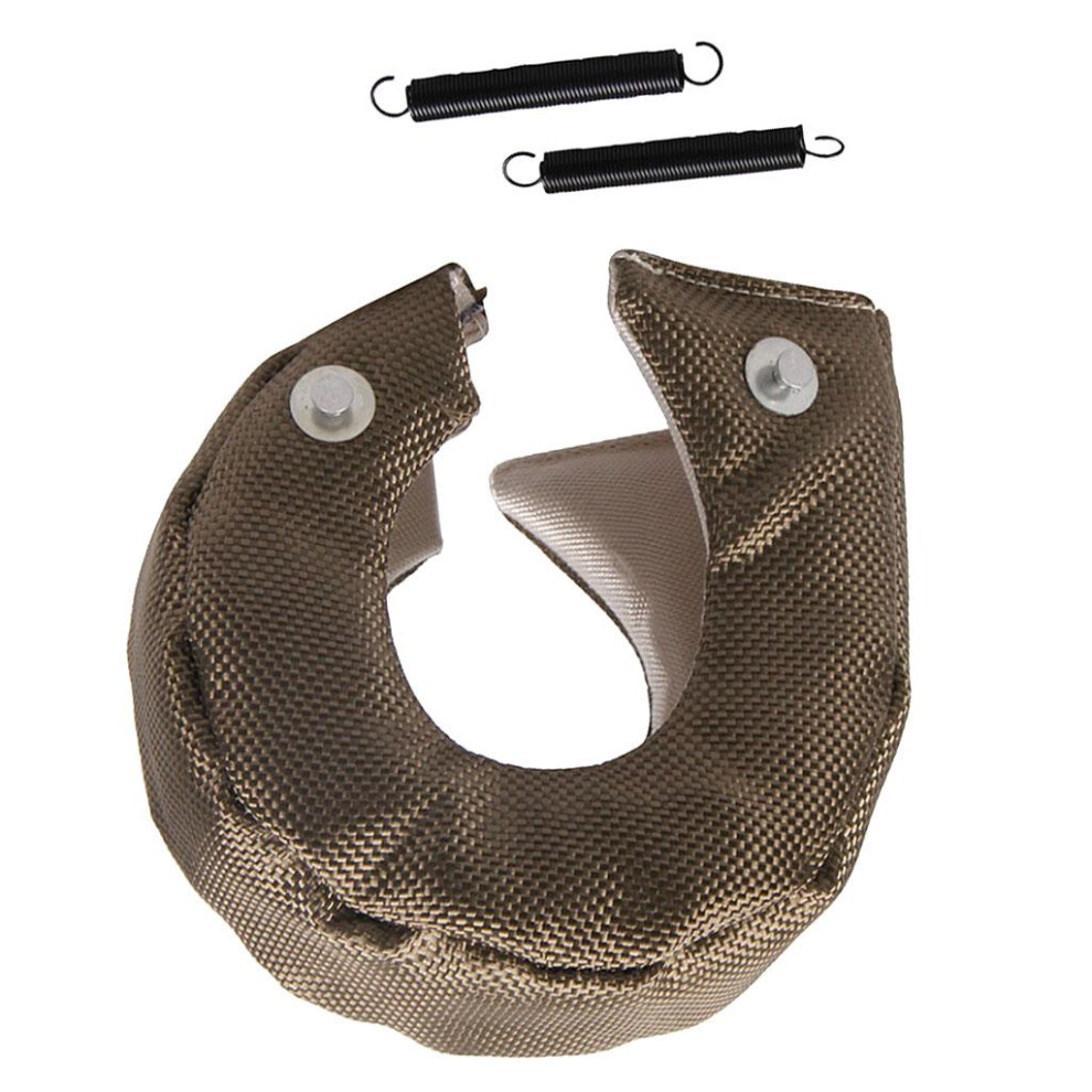 T3 Turbo Heat Shield Blanket Turbocharger Cover Wrap With Fastener Spr 6902696607218