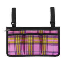 Wheelchair Walker Side Bag Pouch Bed Rail Organizer Storage Pocket Pin
