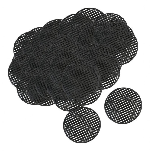Plastic Drainage Mesh Sheet Bonsai Flowerpot Bottom Net 5.5cm_40Pcs 2