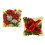 2 Set Flower Pattern Latch Hook Kit Cushion Pillow Embroidery Package 2