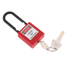 Safety Lockout Padlock Keyed Different 38mm Shackle Red