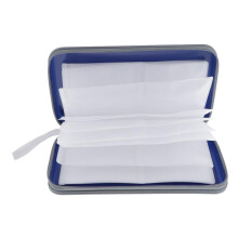 80 Disc CD Wallet DVD Case Storage Holder Bag Carry Protector Plastic