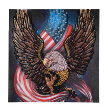 DIY 5D Special Shaped Diamond Painting Animal Rhinestone Pictures Eagl