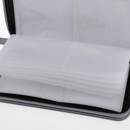 80 Disc CD Wallet DVD Case Storage Holder Bag Carry Protector Plastic 2