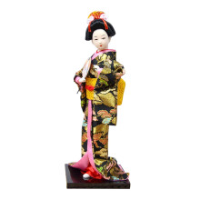 Ethnic Japanese Geisha Dolls Vintage Style Asian for Shelf Decor style