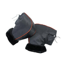 Windproof Motorcycle Handlebar Muffs Soft Warm Winter for Snowmobile 3