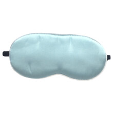 Silk Sleep Mask for Infant Sleeping Aid Soft Blindfold Travel  Blue