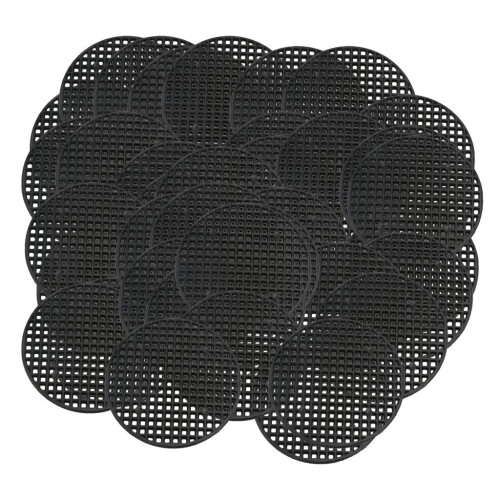 Plastic Drainage Mesh Sheet Bonsai Flowerpot Bottom Net 5.5cm_40Pcs