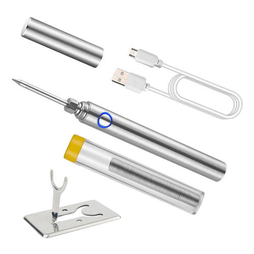 Portable USB 5V 8W SOLDE IRON PEN KIT with Led Indicator Tip A