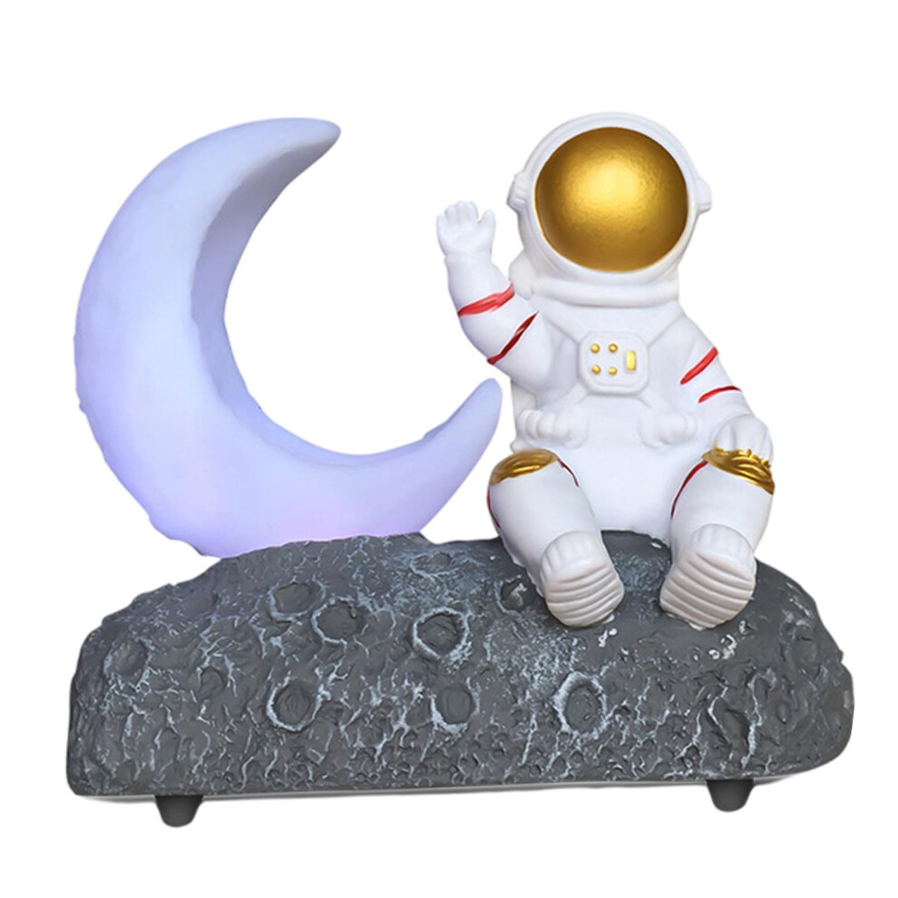 Moon Astronaut Bluetooth Speaker Rich Bass For Children Girls Pa Light 6902695591945