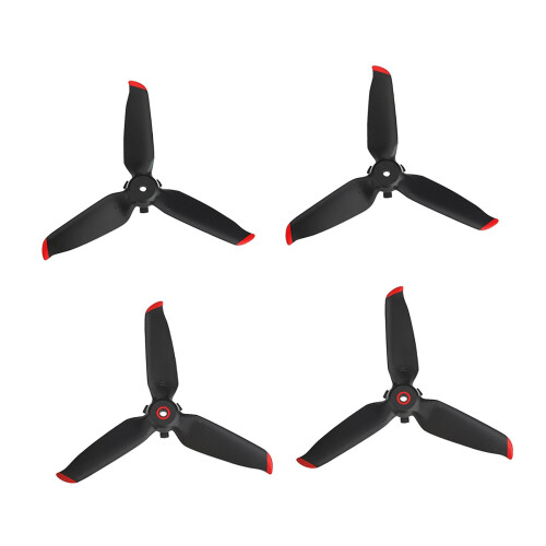 4 Pack Replacement Quick-release Propellers for DJI FPV RC Drone Red T