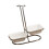 Ceramic Kitchen Spoon Rest Holder Stainless Steel Rack Double square b 1