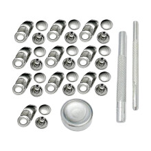 Boot Lace Hooks for Leather Craft Mountaineering Shoes Bag Silver 188