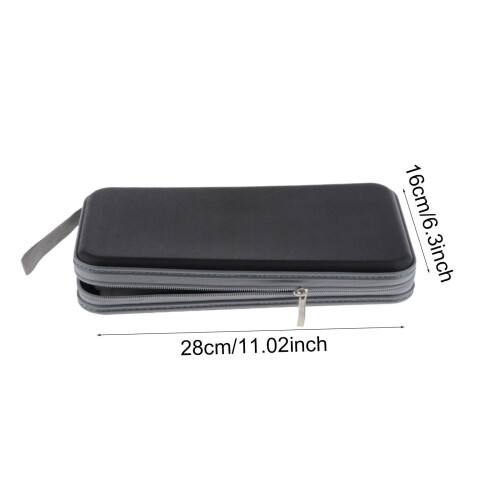 80 Disc CD Wallet DVD Case Storage Holder Bag Carry Protector Plastic 1