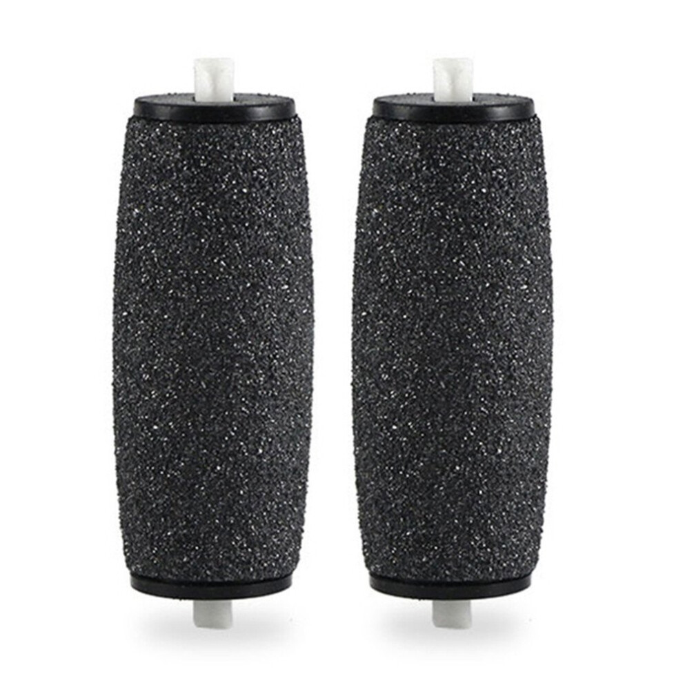 Electric Foot File Replacement Heads, 2PCS Coarse Pedicure Roller Refills for Quick Hard Skin Removal
