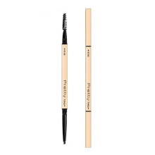 Eyebrow Pencil Kit with Double Ended Precision Tip and Clear Brow Gel, Waterproof and Smudgeproof