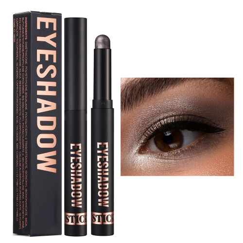Eyeshadow Stick with Glitter Pen, Waterproof Longlasting Smudge Resistant, Multiple Color Options