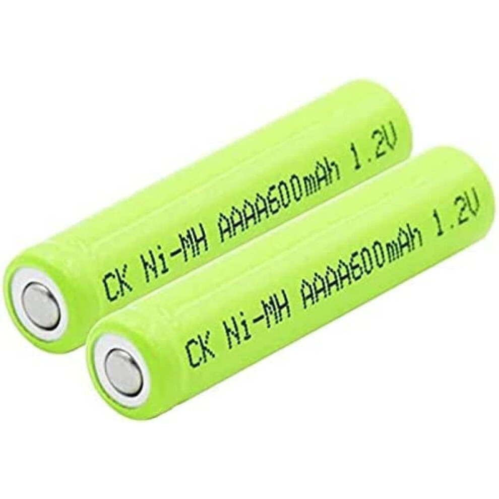 1.2V 600Mah Aaaa Nimh Rechargeable Batteries For Mini Fan Electronics, 2 Pack 9455672064385