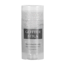 Body Glitter Stick Waterproof Long Lasting Sparkle for Face Hair Party Makeup Silver