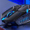 Wired Mouse Six-button Colorful Luminous Gaming Mechanical Mouse Black 3