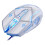 Wired Mouse Six-button Colorful Luminous Gaming Mechanical Mouse White 1