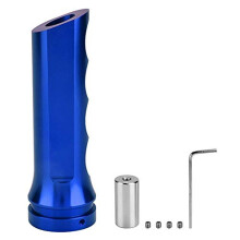 Universal Aluminum Car Handbrake Cover Blue Sleeve Luxury Upgrade Tool Installation