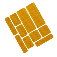 Safety Reflective Stickers Adhesive Tape for Bicycle Hard Surfaces Ora