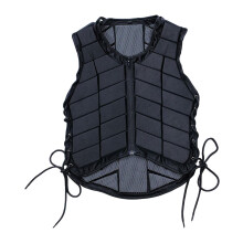 Horse Riding Vest Equestrian Vest Unisex Adjustable Black Vest Equipme