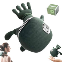 Silicone Neck and Back Massager with 30 Toughness for Pain Relief, Ergonomic Palm Design