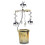 Spinning Candle Holder Tea Light Holder Rotating Candlestick for Holid 2
