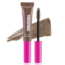 Waterproof Eyebrow Gel Taupe with Volumizing Mascara for LongLasting Natural Brow Enhancement