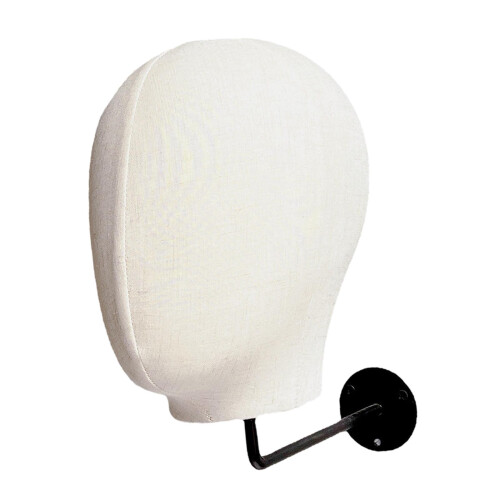 Wall Mounted Manikin Cap Hanger Display Rack 54cm W/ Support Rack