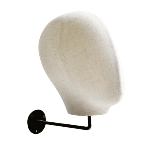 Wall Mounted Manikin Cap Hanger Display Rack 54cm W/ Support Rack 1