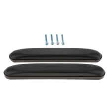 2x Wheelchair Armrest Pad Accs PU Leather Supply Universal for Elderly
