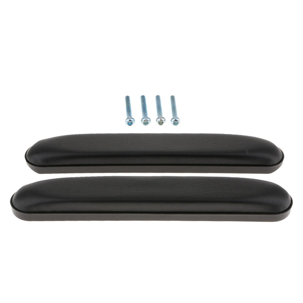 2x Wheelchair Armrest Pad Accs PU Leather Supply Universal for Elderly