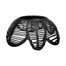 Rattan Lamp Shade Ornament Droplight Weaved for Teahouse Living Room K