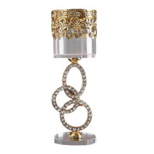 Glass Crystal Candlestick Candle Holders Tea Light Holder Home Decor 1