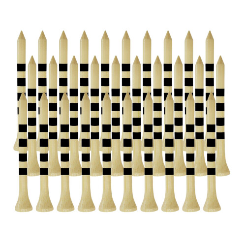 100x Bamboo Golf Ball Tees Reliable Accessories Long Length Exercise 1