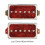 Universal Single Coil Pickups Durable Soap Bar for LP Electric guitar 2