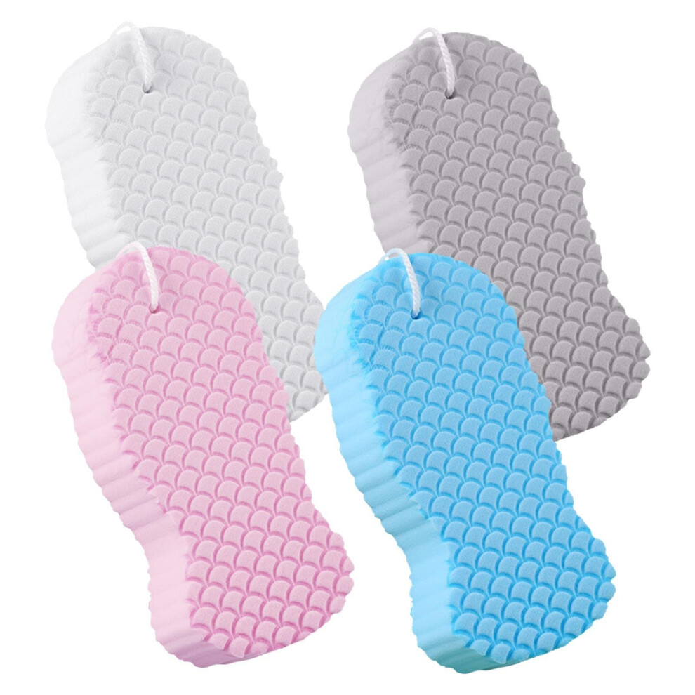 Soft Bath Sponge and Body Scrubber for Gentle Exfoliation, Quick Drying, LongLasting Use