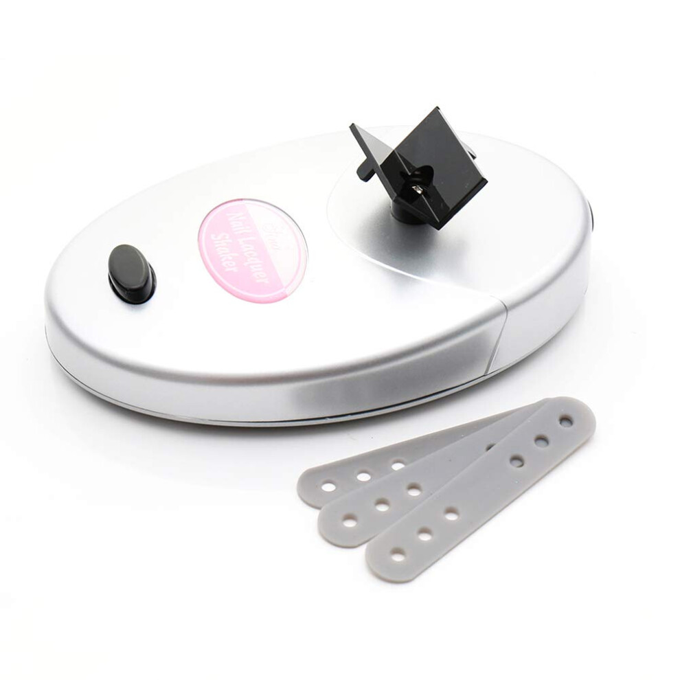 Nail Polish Shaker Mixer for Gel and Lacquer with Speed Bottle Mixing and Adjustable Straps